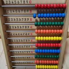 学研　木製100玉そろばんの画像