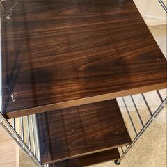 ハイタイプ　スチールラック　5段　木製天板　天板5枚の画像