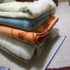 あったか毛布4枚　主に養生用の画像