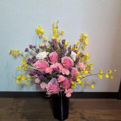 お値打ち☆ピンクメインの花束（4日宅配ボックス引取り）の画像