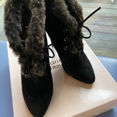 Marie femme　ショートブーツ　ブラック　使用感ありの画像