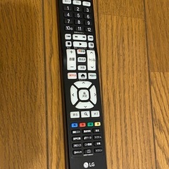 LG液晶テレビ55型　新品リモコン付き　画面ヒビあり　ジャンクの画像