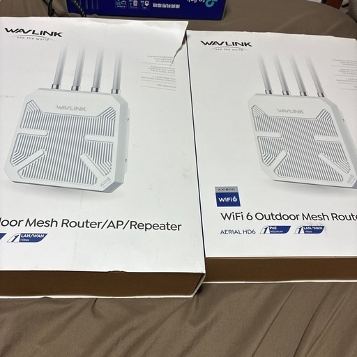 離れ等に　超強力　WAVLINK OUTDOOR メッシュルーター　AERIAL HD6 2台 離れ等に 超強力 WAVLINK OUTDOOR メッシュルーター AERIAL HD6 2台