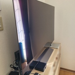 LG OLED 55インチテレビ 美品・純正リモコン＆IRブラスターの画像