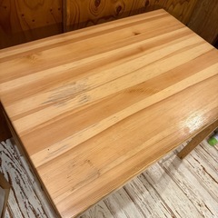 パイン材デスク幅８６ｃｍ　無印良品　の画像