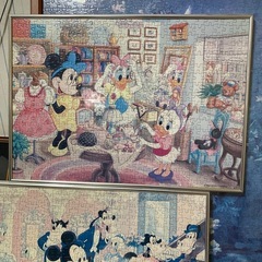 ディズニーパズル　横幅50センチ　2つの画像