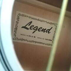 美品 LEGEND レジェンド FG-15 WH ホワイト  アコースティックギター セット 小ぶり サイズ 初心者 女性 子供 入門 おすすめ  レジェンド の画像