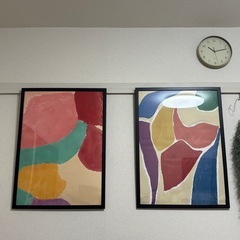 2個セット✨IKEA FISKBO フィスクボー フレーム 50x70 cm 2個セットの画像