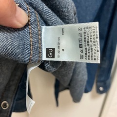 【募集中】GU デニムジャケット　キッズ　130センチの画像