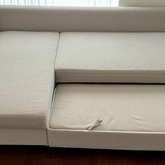 IKEA 寝椅子付きコーナーソファベッドの画像