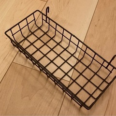 ワイヤーネット(ブラック)、ワイヤーバスケット(ブラウン) いずれかのみ可の画像