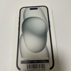 iPhone15 128G ブラック　新品未使用品　傷無し　回復通電確認のみの画像