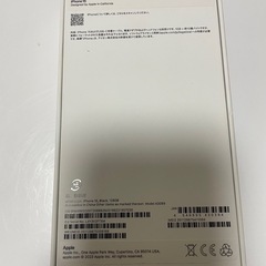 iPhone15 128G ブラック　新品未使用品　傷無し　回復通電確認のみの画像