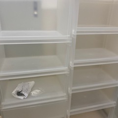 無印良品　クリア　棚の画像