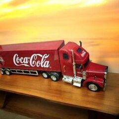 【ジャンク】コカ・コーラ トレーラー ラジコン Coca-Cola の画像