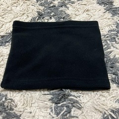 【募集中】アウトドアプロダクト　キッズ ネックウォーマー ブラック　新品未使用の画像