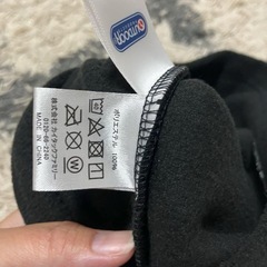 【募集中】アウトドアプロダクト　キッズ ネックウォーマー ブラック　新品未使用の画像