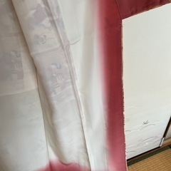 【新品未使用】正絹 長着 小紋 風景文様 着物の画像