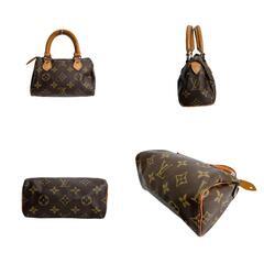 ルイヴィトン M41534 その他バッグ ブラウン  LOUIS VUITTON ミニスピーディ モノグラムの画像
