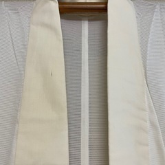 新品未使用 長襦袢 白 半衿付き 広衿 身丈122 裄63 袖丈48の画像