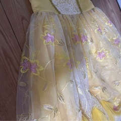 黄色　ドレス　ベル　120の画像