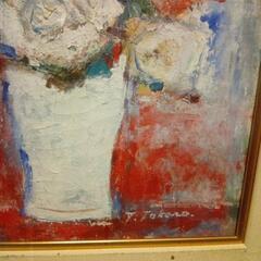 最終価格・薔薇の花！油絵特価！の画像