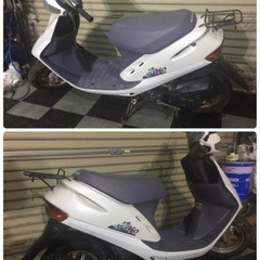 埼玉県深谷市 ホンダ　スーパーディオ ⑮ 2st AF27　 原付 スクーター 50cc 通勤 通学 バイク [ZX ZZ ZR AF28 AF34 レッツ2お探しの方などに如何でしょうか^^の画像