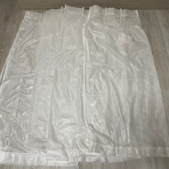 ニトリ　カーテン　セット　ダークブラウンの画像