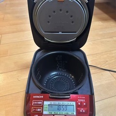 日立 炊飯器 RZ-TS105M 5.5合炊き 圧力&スチーム 2022年製
の画像