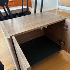 【未使用に近い】多機能センターテーブル 昇降式・収納付きの画像
