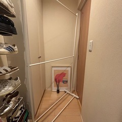 便利　2段　ハンガーラックの画像