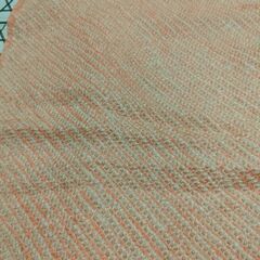 中古：サーモンピンク絞り柄の帯揚げの画像