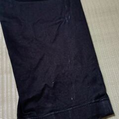gu ジーユー　黒　パンツ　79cm 長ズボン　ブラック　綿　チノパンの画像