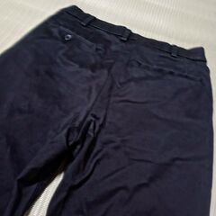 gu ジーユー　黒　パンツ　79cm 長ズボン　ブラック　綿　チノパンの画像