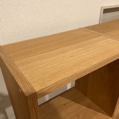 無印良品スタッキングシェルフ ３段×３列・オーク材の画像