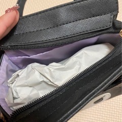 【新品未使用】クロミ フェイスミニショルダーバッグ ブラック サンリオの画像