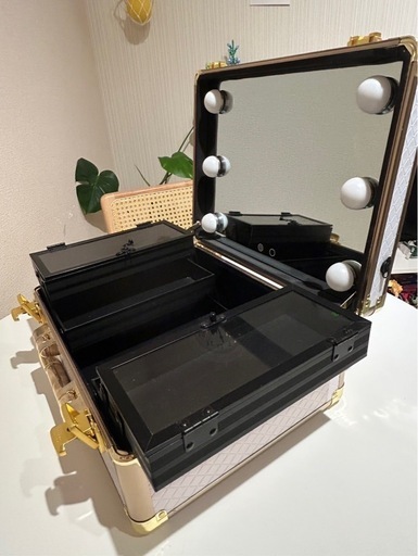 Francfranc ヴァリーズ ハリウッドボックス S 女優ミラー LED