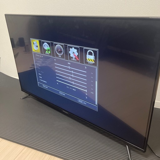 【期間限定出品】43型液晶モニター JN-IPS4300TUHDR JAPANNEXT リモコン付き パソコンディスプレイ PC  