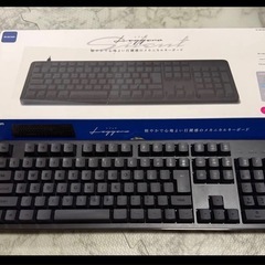 美品！ELECOM エレコム メカニカルキーボード Leggera 静音赤軸の画像