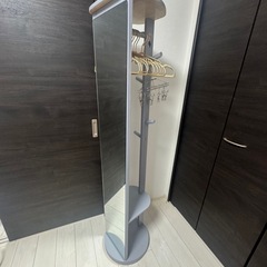 全身ミラー(ラック付き)