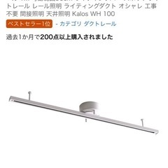 シーリング スポットライト ダクトレールの画像