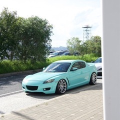 MAZDA RX-8 ティファニーブルーの画像