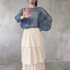 kutirニット 青
の画像