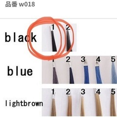 ショートウィッグ　ブラック　襟足長めの画像