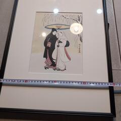 鈴木春信の額縁の画像