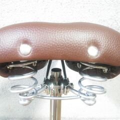 ★お洒落なテリー型サドル★ダークブラウン★③の画像