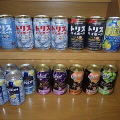 各種類 発泡酒ほか酒類、ノンアルコール含む 合計 42本 200ml＋350ml 各種複合※バラ売り不可※（の画像