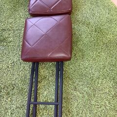 美品☆折りたたみチェア ダイニング キッチ 椅子 コンパクト ブラウンブラックの画像