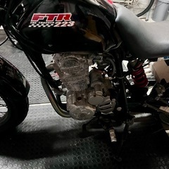 ホンダ FTR223 エンジン始動確認ok FCR.チタンマフラー等の画像