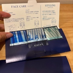 25 GACHI フェイスウォッシュ　洗顔料＆フェイスケアローション　化粧水＆スタイリングミルクワックス　整髪料　　旅行用　携帯用の画像